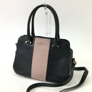 kate spade ケイトスペード 2way ショルダーバッグ ハンドバッグ ミニバッグ 牛革 レディース ブラック系 24c菊HG