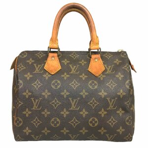 【1円～】ルイヴィトン LOUIS VUITTON バッグ ハンドバッグ ボストンバッグ モノグラム スピーディ25 M41528 MI8820 レザー ブラウン 中古