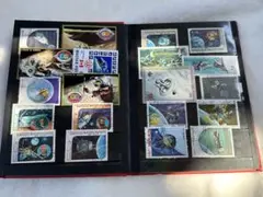 外国切手コレクション　観光地　動物　アポロ15