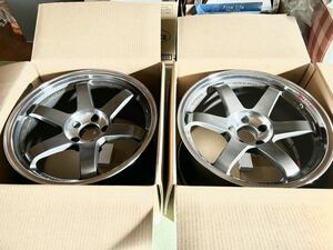 新品未使用RAYS VOLKRACING TE37SL PG 18inch/10J +20レイズ ボルクレーシング 5穴114.3 2本SET