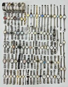 レディース 腕時計 まとめて 大量 100本 セット 約4.2kg SEIKO CITIZEN TECHNOS TRUSSARDI ORIENT CASIO WICCA FOSSIL 等 まとめ H168
