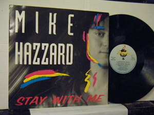 ▲12インチ MIKE HAZZARD マイクハザード/ STAY WITH ME (CLUB/ BONUS BEAT他) 輸入盤 ASIA ARD-1051 ユーロビートハイエナジー◇r40226