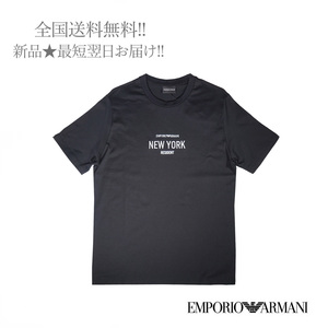 H884(M).. EMPORIO ARMANI エンポリオ アルマーニ クルーネック Tシャツ ブラック