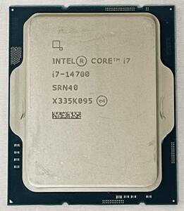 【4/29のみ販売！動作確認済USED】Intel Core i7 14700 20C/28T LGA1700 CPU 内蔵グラフィック有