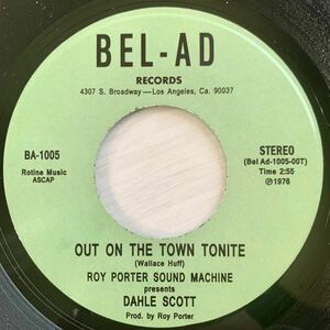 ROY PORTER SOUND MACHINE / OUT ON THE TOWN TONITE // 7” レアグルーヴ rare groove JAZZ FUNK SOUL MURO 45’s