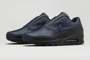 美品 NIKE WMNS AIR MAX 90 SP SACAI OBSIDIAN NAVY BLACK WMNS US12/UK9.5/29cm 804550-440 MENS 28.5cm ナイキ エアマックス サカイ