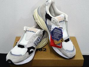 【13307】未使用品　New Balance ニューバランス　MADE　IN　ENGLAND　イギリス製　M920GWK ホワイト×グレー×ブラック　28.0ｃｍ 