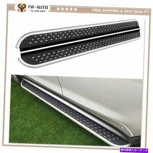 Nerf Bar リンカーンMKX 2015-2019ドアサイドステップペダルランニングボードNERFバーに2PCSフィット 2Pcs Fits for Lincoln MKX 2015-201