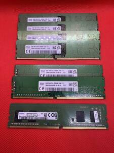 写真現状　8GB PC4-3200AA メーカー、型番色々 デスクトップPC用DDR4メモリ　8GB 7枚セット計56GB 管5