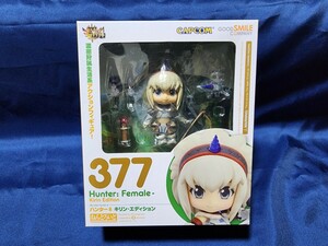 絶版品 ねんどろいど377　モンスターハンター4 ハンター♀　キリン・エディション　未開封品