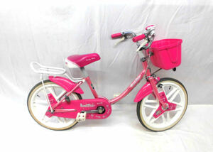 EcoKidr 子供車 18インチ ピンク色 中古自転車 3226
