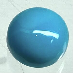 〔天然トルコ石8.626ct〕m 約12.00×12.15mm ルース 裸石 宝石 ジュエリー jewerly ターコイズ turquoise 