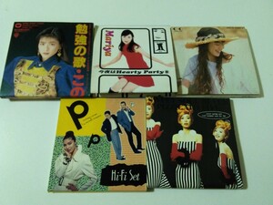  中古　国内8cmシングルCD 　森高千里　 竹内まりや　今井美樹　Hi-Fi Set　ピチカート・ファイヴ　5枚セット　ジャパニーズシティポップ