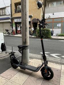 引き取り限定 ほぼ新品未使用品セグウェイ【Segway-Ninebot D-air 電動 キックスクーター】公道走行可 ドラムブレーキ 折りたたみ