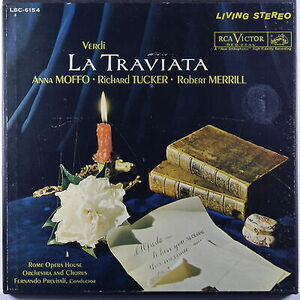 VERDI La Traviata RCA VICTOR LSC-6154 EX / VG+ 海外 即決