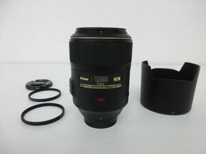 中古 レンズ Nikon ニコン AF-S MICRO NIKKOR 105mm 2.8 G ED ※動作未確認 ／う