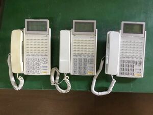 ☆ビジネスフォン　HI-36E-TELSDA 日立 36ボタン標準電話機 ビジネスフォン まとめて3台☆着払い
