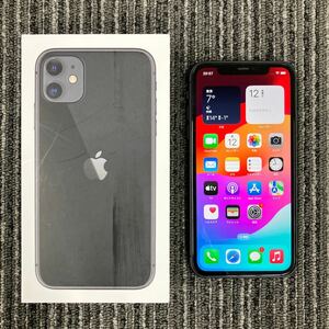 ★12【中古 SIMロック解除済み★au★iPhone11 64GB☆MWLT2J/A★利用制限判定○★au★バッテリー96%★355608709798830★SIMフリー