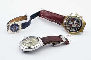 スウォッチ まとめ 3点 クォーツ レディース メンズ 腕時計 SWATCH