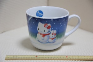 陶器製 ハローキティ 雪だるま マグカップ 検索 サンリオ 2000 HELLO KITTY マグ コップ キャラクター グッズ フィギュア