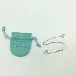 MM4♪ ネックレス TIFFANY & CO. ティファニー アトラス オープン リング SV925 シルバー 約2ｇ 保存袋付き 現状品 ♪