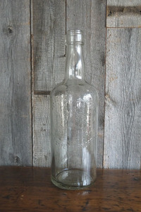 ビンテージSMIRNOFFボトル瓶 [gopd-126]検アルコールガラス空き瓶/コレクション雑貨/ディスプレイ/インテリア雑貨