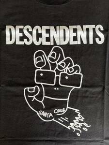 Descendents Santa Cruz T All Black Flag Circle Jerks Negative Approach Adolescents Minor Threat Nofx Bad religion Misfits Thrasher