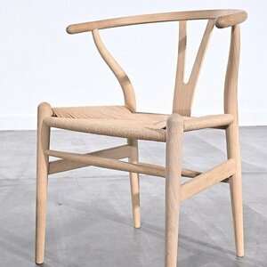 未使用品 2023年製 名作 カールハンセン 14万 ハンス J. ウェグナー「CH24/Wishbone chair/Yチェア」オーク材 無垢 ダイニングチェア