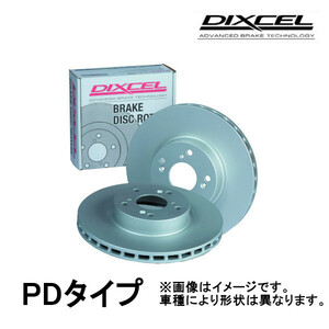 DIXCEL ブレーキローター PD 前後セット クライスラー レネゲード 1.3 16V TURBO BU13 19/2～20/1