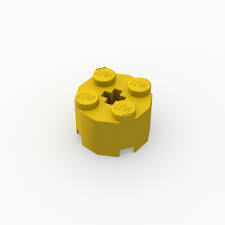 レゴ ラウンドブロック 2×2 イエロー