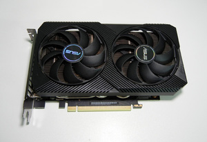 ◆ASUS Dual GeForce RTX 3050 OC Edition 8GB/GDDR6/HDMI/DPx3/動確済