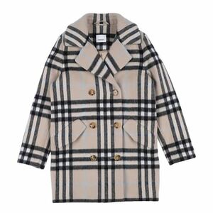 バーバリーチルドレン14yチェックコートburberryKIDSキッズ160ｃｍジャイアントチェッククラシックチェック