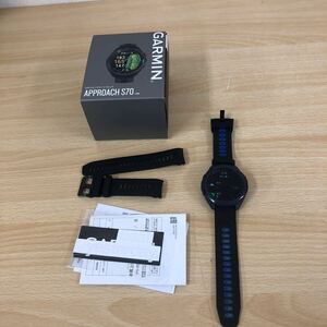 中古品 ガーミン GARMIN GPSゴルフスマートウォッチ APPROACH S70 47mm ゴルフ用スマートウォッチ本体