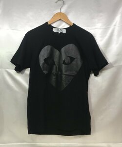 PLAY COMME des GARCONs コムデギャルソン プレイ 両面ハートプリントTシャツ AZ-T190 サイズ：L カラー：ブラック メンズ