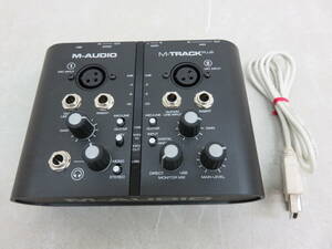 M-AUDIO M-TRACK PLUS オーディオインターフェース 中古 現状品