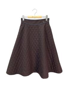 フォクシーブティック Skirt Cross Lilly 43043 スカート 40 ブラウン キルティング ITFKF1SNSZEG