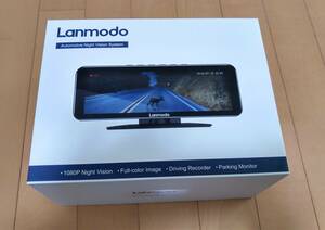 ★Lanmodo 1080P フルHD ナイトビジョンシステム　ドライブレコーダー　64GBマイクロSDカード付（中古品）