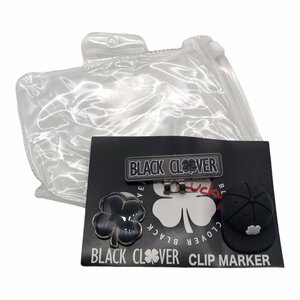 ♪ ブラッククローバー（Black Clover）（メンズ、レディース）ゴルフ クリップマーカー セット BA5PGZ21 BLK ネコポス発送 ブラック