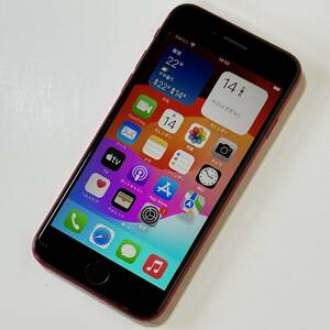 Apple SIMフリー iPhone SE (第2世代) (PRODUCT)RED Special Edition 256GB MXVV2J/A iOS17.5 アクティベーションロック解除済
