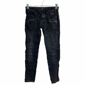 ZLZ DENIM デニムパンツ W29 ストレッチ ブラック 古着卸 アメリカ仕入 2305-254