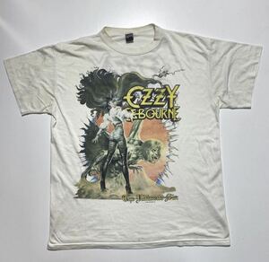 【L】1980s Vintage OZZY OZBOURNE U.K TOUR TEE 1980年代 ヴィンテージ オジーオズボーン ヨーロッパ ツアー Tシャツ ユーロ R1310