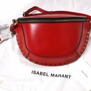 【タグ付き・新品】ISABEL MARANT SKANO ベルトバッグ 定価97,900円 RED イザベルマラン