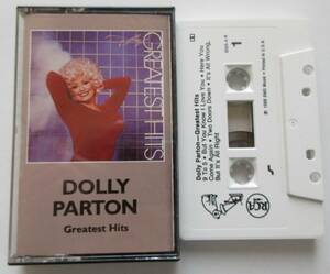 【カセットテープ】ドリーパートン（DOLLY PARTON）のGREATEST HITS（9 TO 5、I WILL ALWAYS LOVE YOU 他）