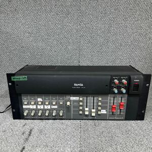 MYM5-154 激安 オーディオミキサー RAMSA Panasonic WR-X02 Audio Mixer 通電OK 中古現状品 ※3回再出品で処分