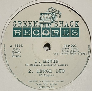 [ 12 / レコード ] P. Regis / Merge / Offkey Babylon ( Reggae / Dub ) Green Shack Records - GSP 001 レゲエ ダブ