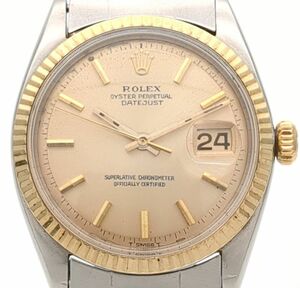 OH済　ロレックス　デイトジャスト　1601/3　自動巻　SS/YG　ゴールド　メンズ　腕時計　ROLEX　◆3111/藤枝インター店