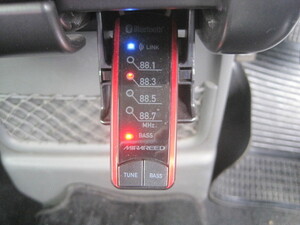社外 動作確認済◆ブルートゥース Bluetooth 4ch FMトランスミッター MIRAREED ミラリード GA-1810 USBポート付◆Ξ2007E D-16A