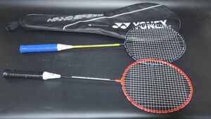 M38　バドミントン　ラケット2本　YONEXケース　northway sports