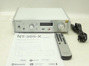 TEAC ティアック NT-505-X USB/DACネットワークプレーヤー リモコン/説明書付き ¶ 6E5C8-1