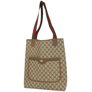 グッチ GUCCI GG柄 トートバッグ オールドグッチ シェリーライン 3902003 トートバッグ コーティングキャンバス 3902 レディース 中古